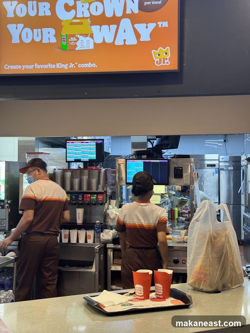 Burger King Counter
