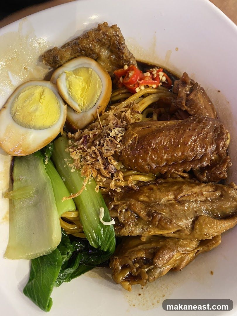Braised Chicken Noodles