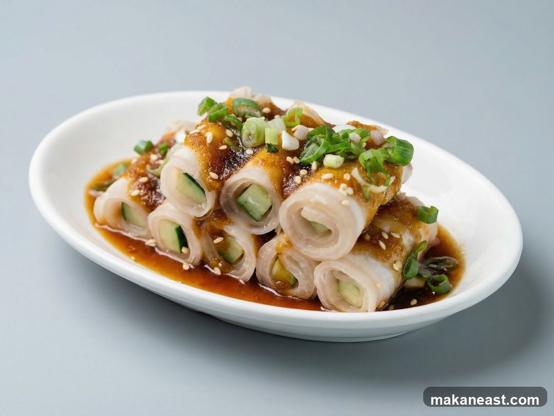 Cucumber and Pork Rolls