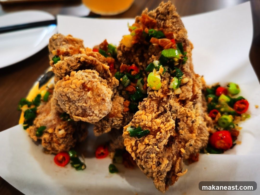 Crispy Fried Chicken with Chili and Scallions