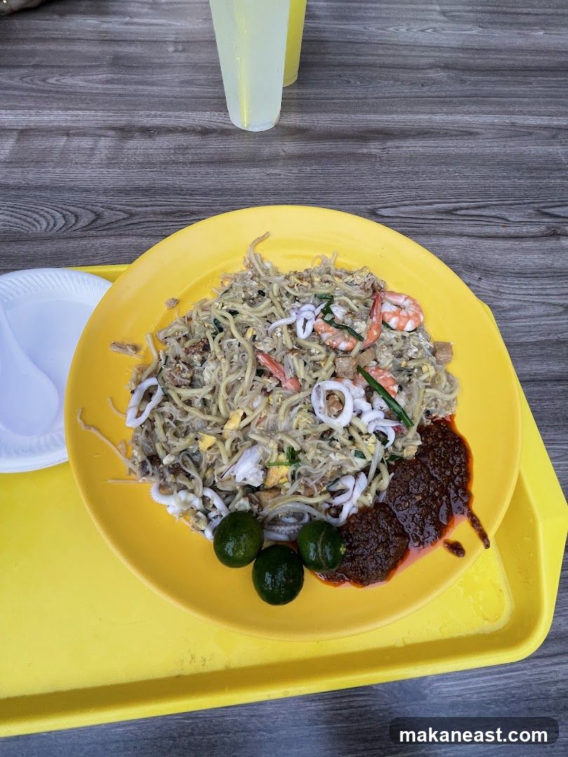 Noodles with Seafood and Chili Paste
