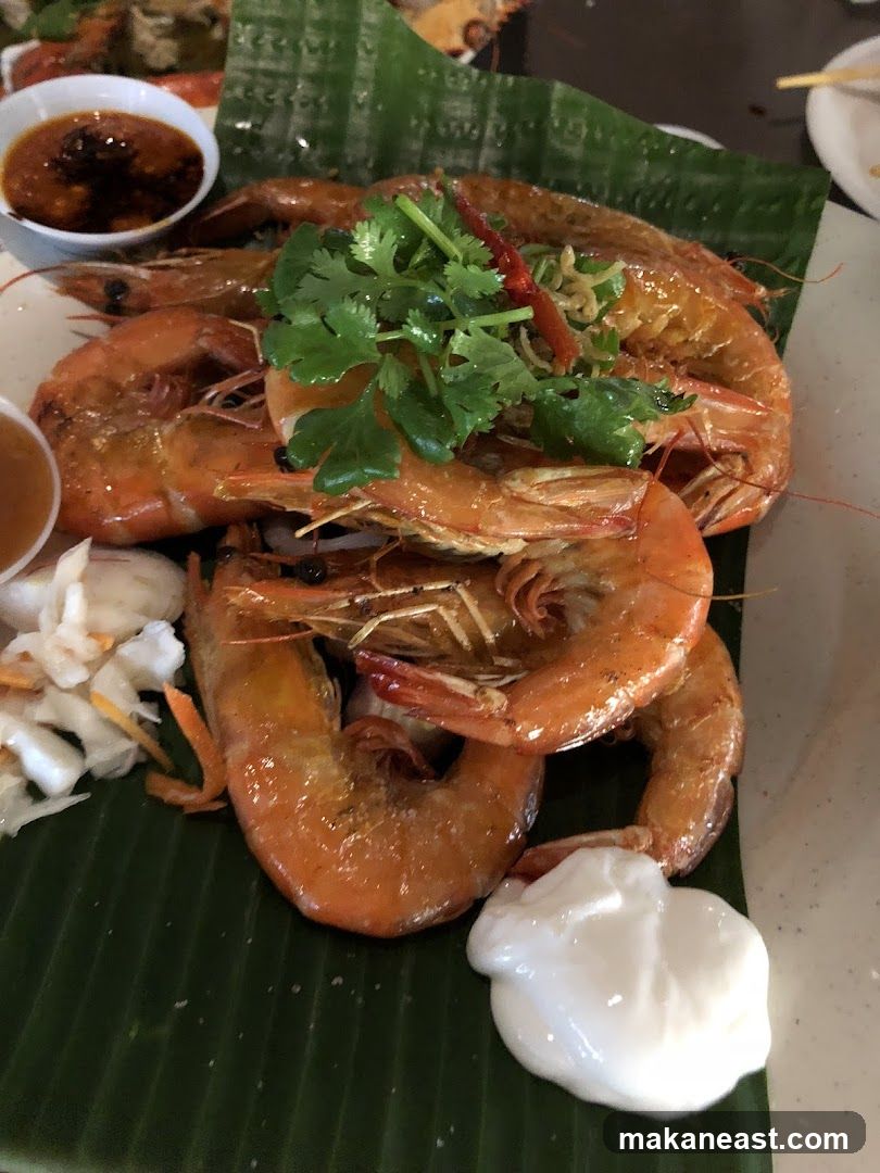 Plate of Shrimp with Dipping Sauces