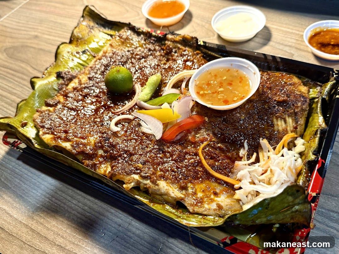 Grilled Fish with Condiments