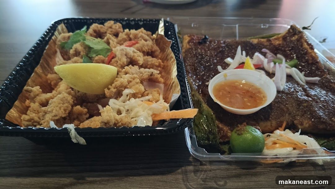 Fried Calamari and Grilled Fish
