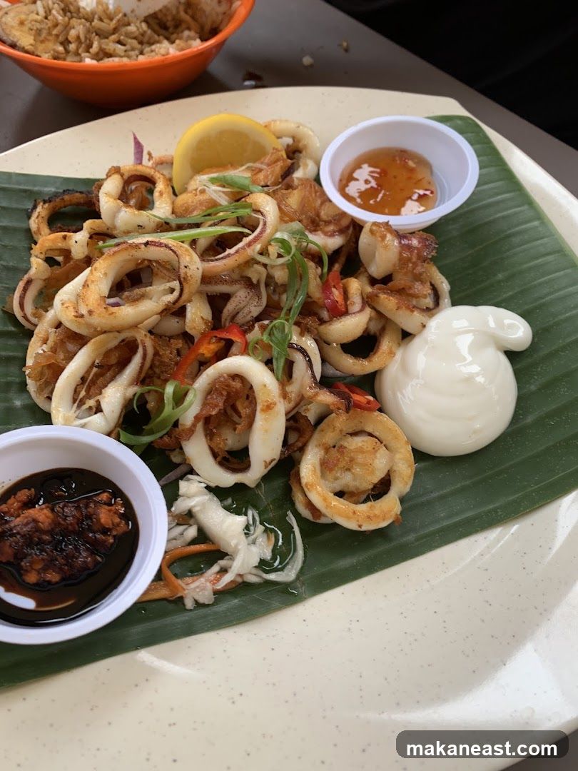 Fried Calamari with Dipping Sauces