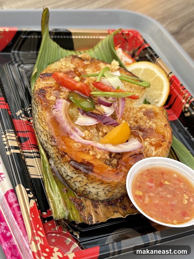 Grilled Fish with Sauce