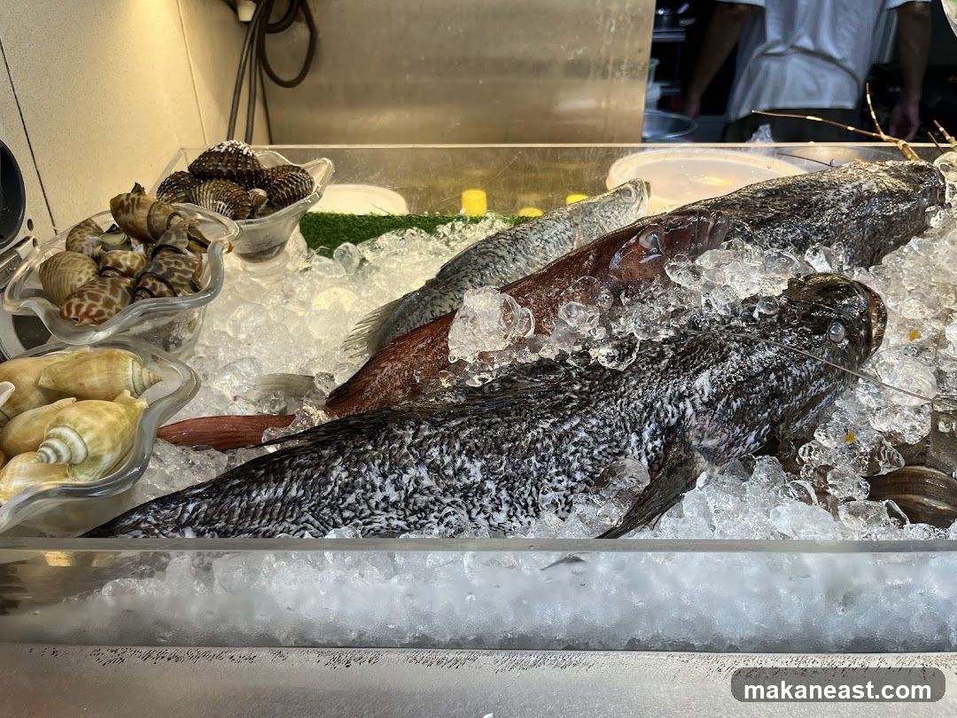 Fresh Seafood Display