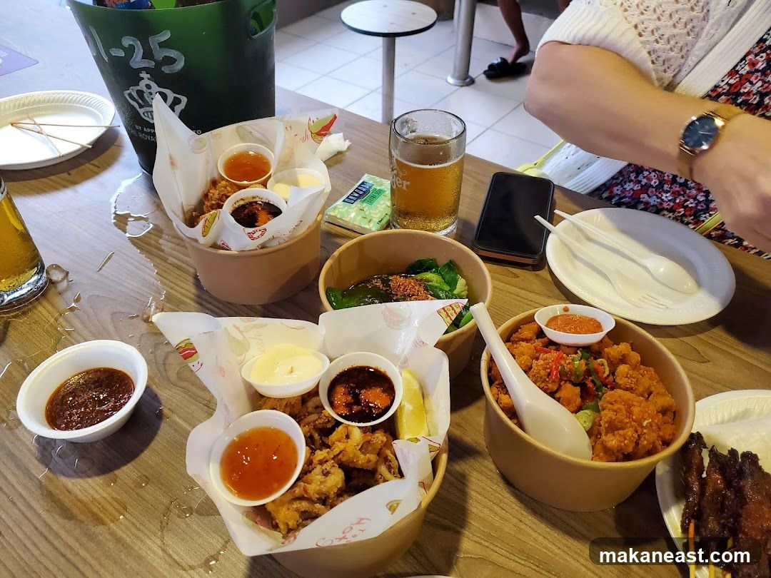 Food and Drinks on a Table