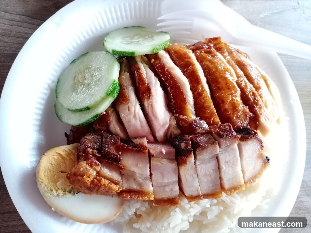 Roast Pork and Chicken Rice