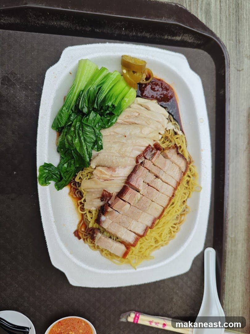 Roast Pork and Chicken Noodles