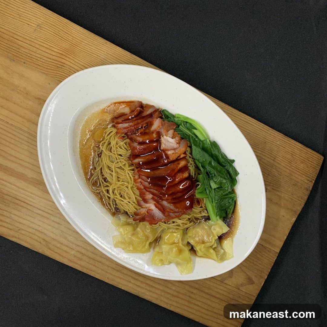 Char Siu Noodles with Wontons
