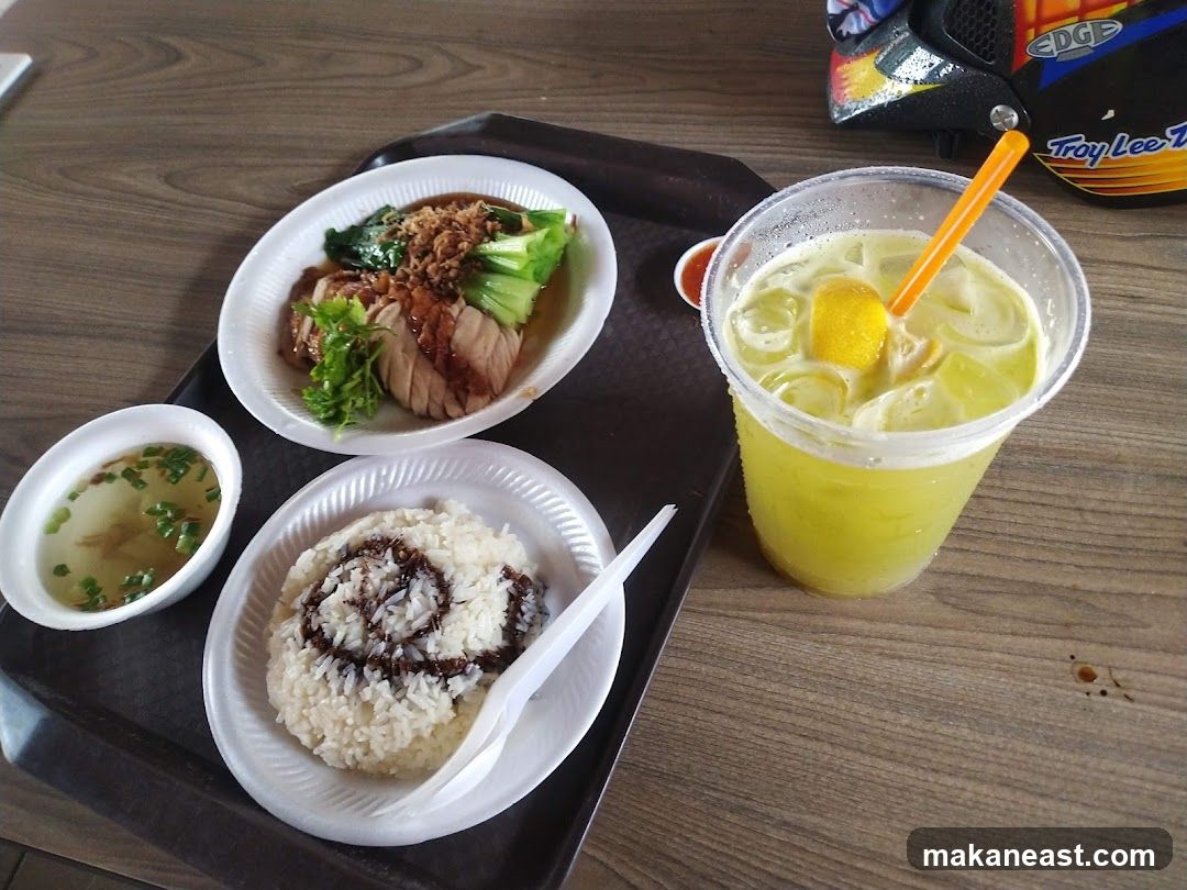 Hainanese Chicken Rice Meal