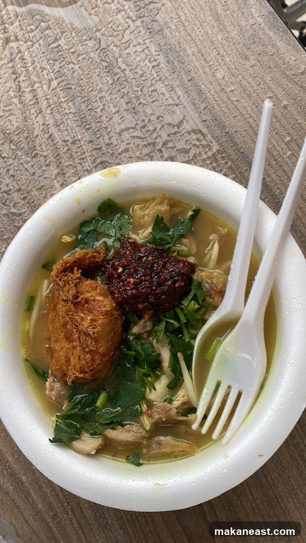 Chicken Soup with Chili Paste