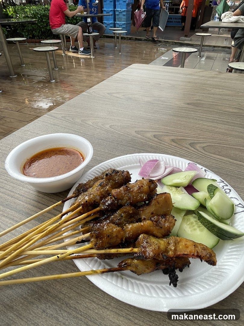 Satay Skewers with Peanut Sauce
