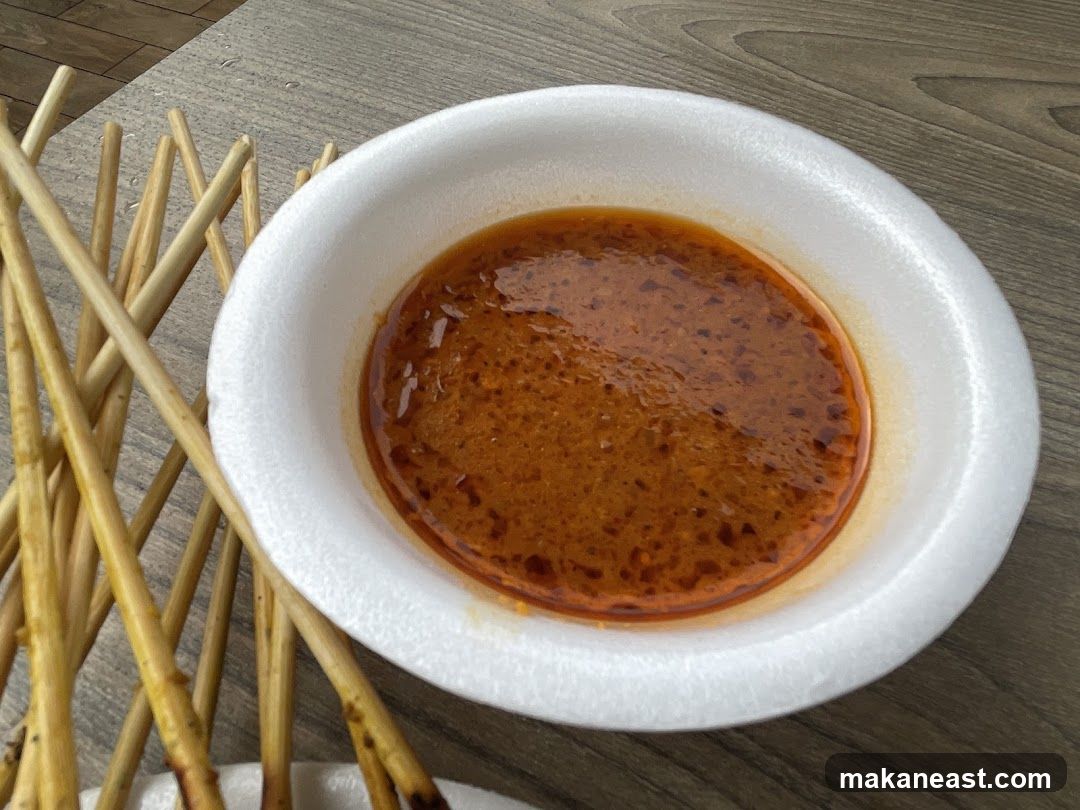 Peanut Sauce with Skewers