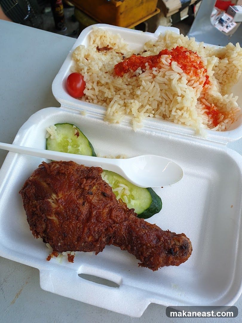 Fried Chicken and Rice