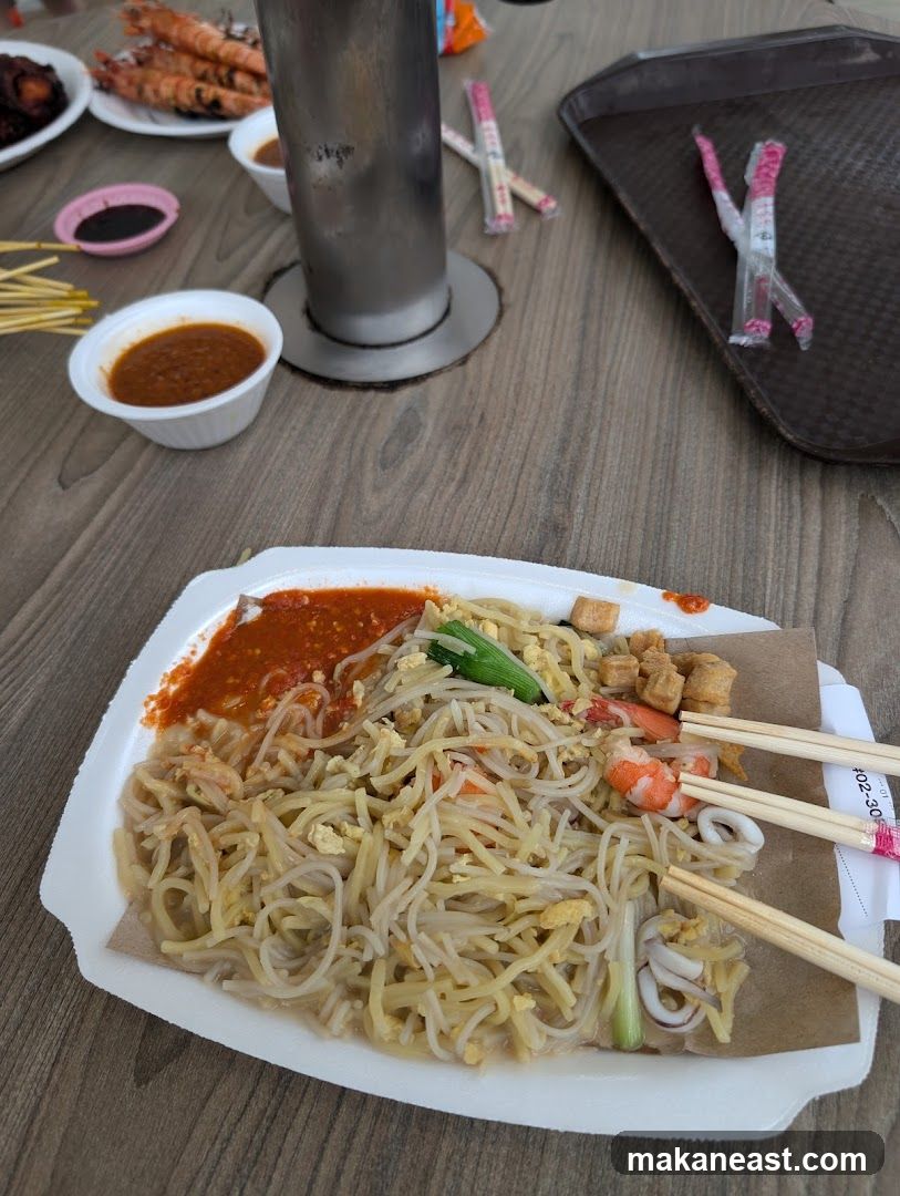 Noodles with Shrimp and Squid