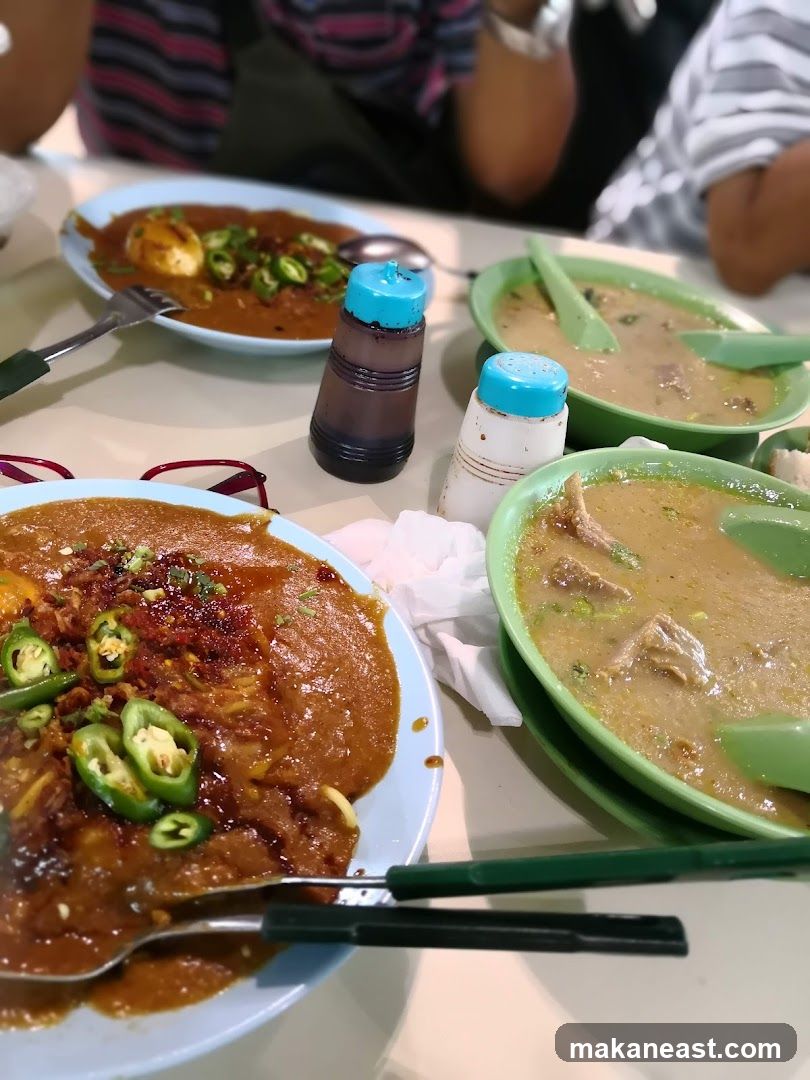 Dishes with Gravy and Meat