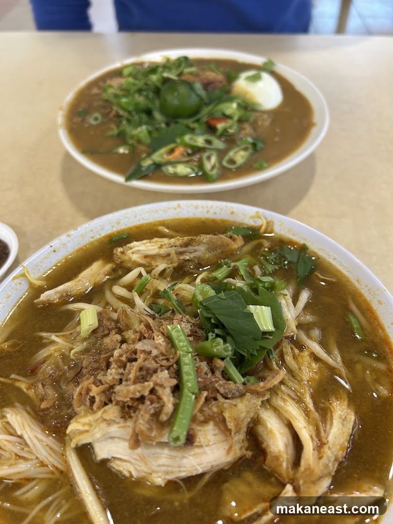Two Bowls of Noodle Soup