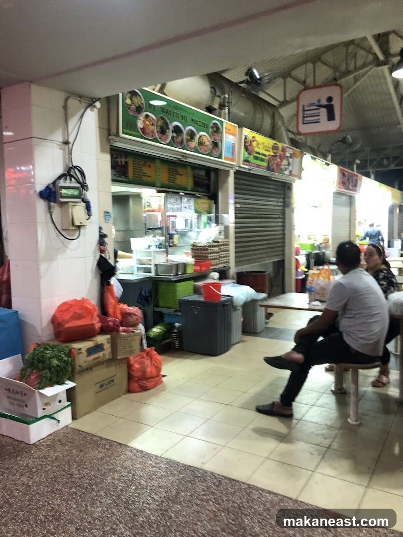 Food Stall with Seating Area