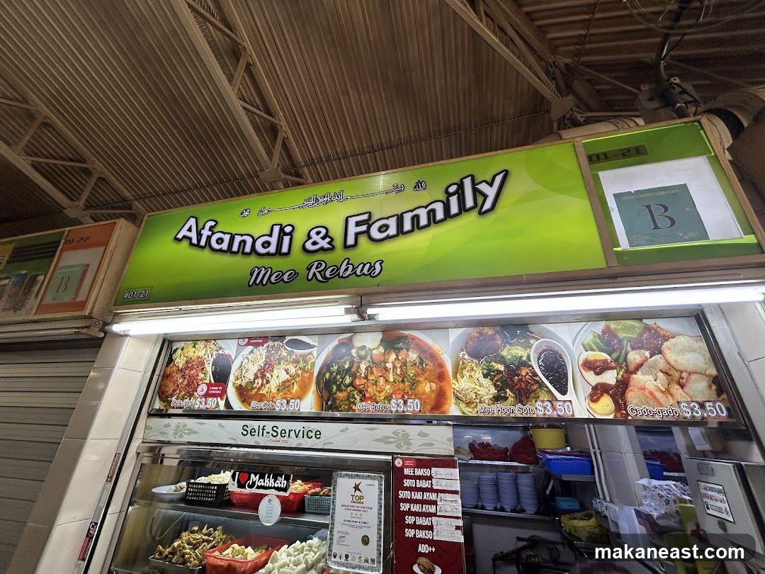 Afandi & Family Mee Rebus Stall