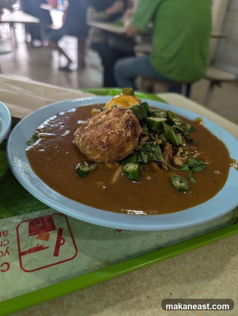 Curry Noodles with Fried Cutlet
