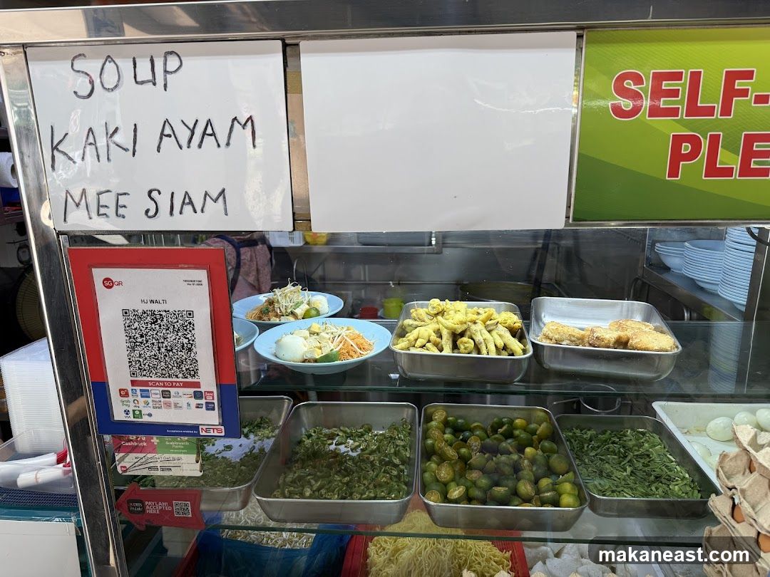 Food stall display