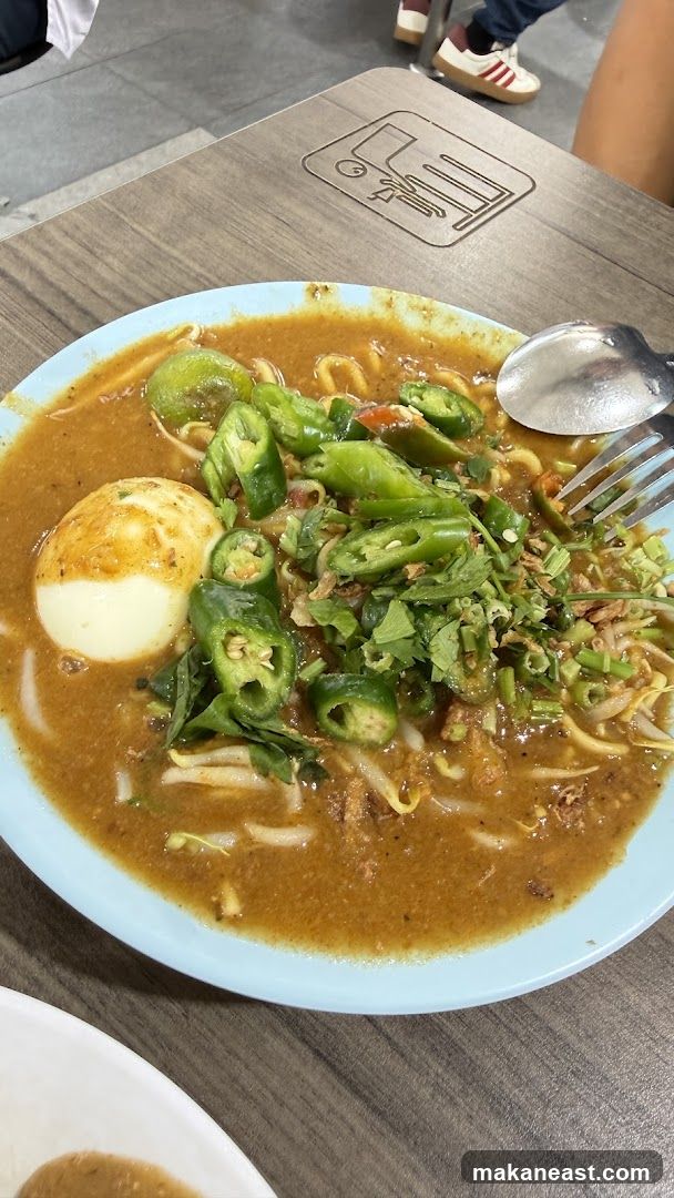 Noodle Dish with Egg and Chili