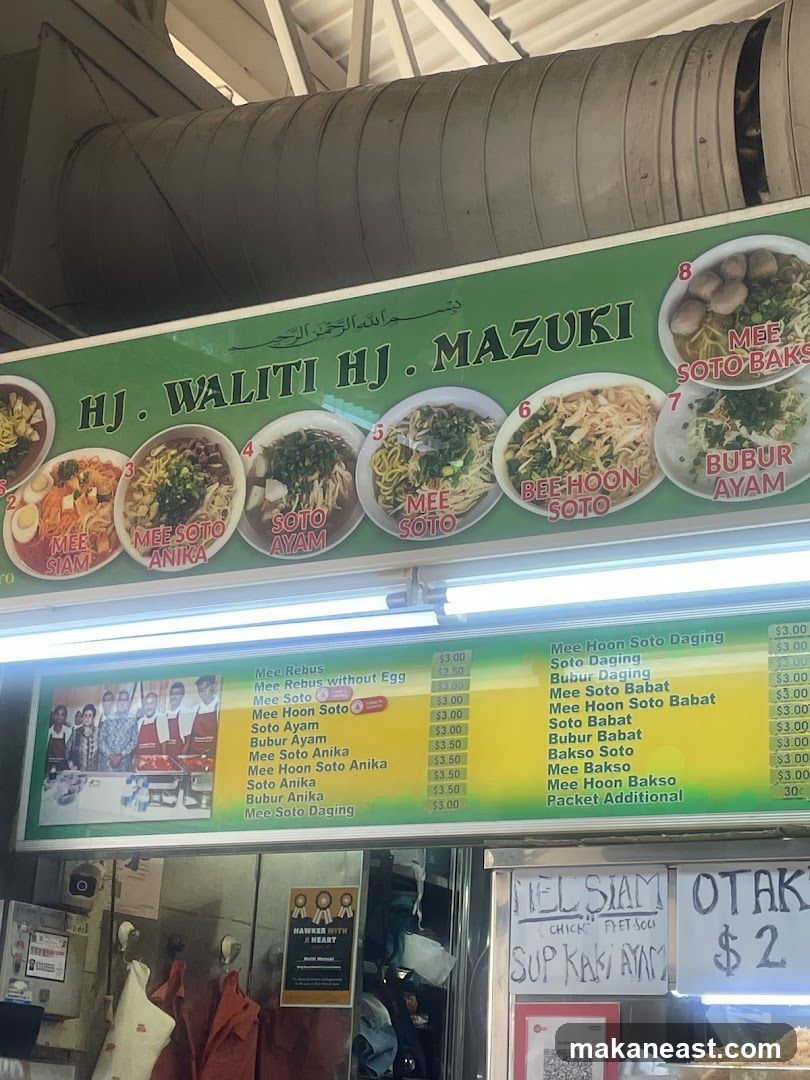 HJ. WALITI HJ. MAZUKI Menu