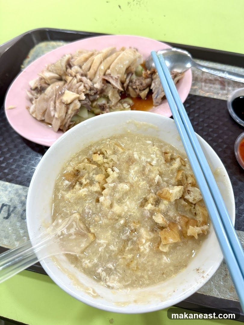 Hainanese Chicken Rice and Congee