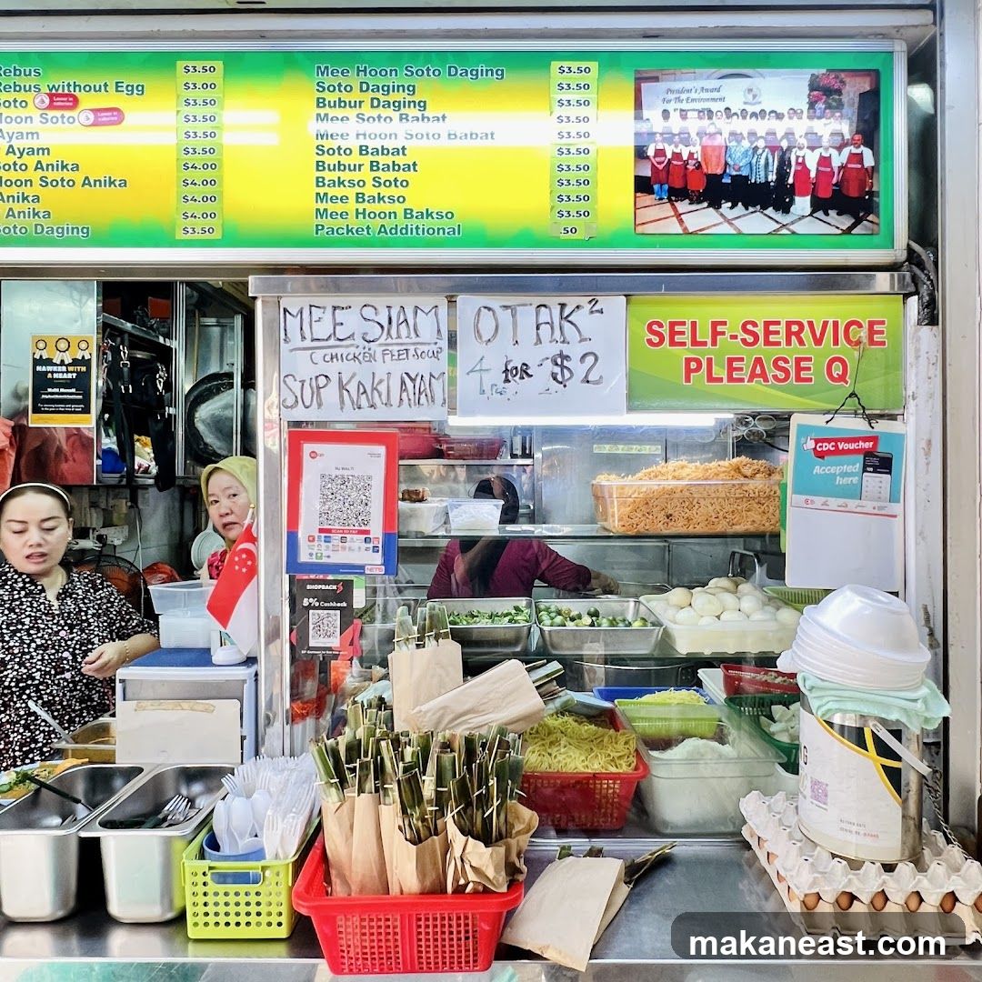 Food Stall Menu and Display