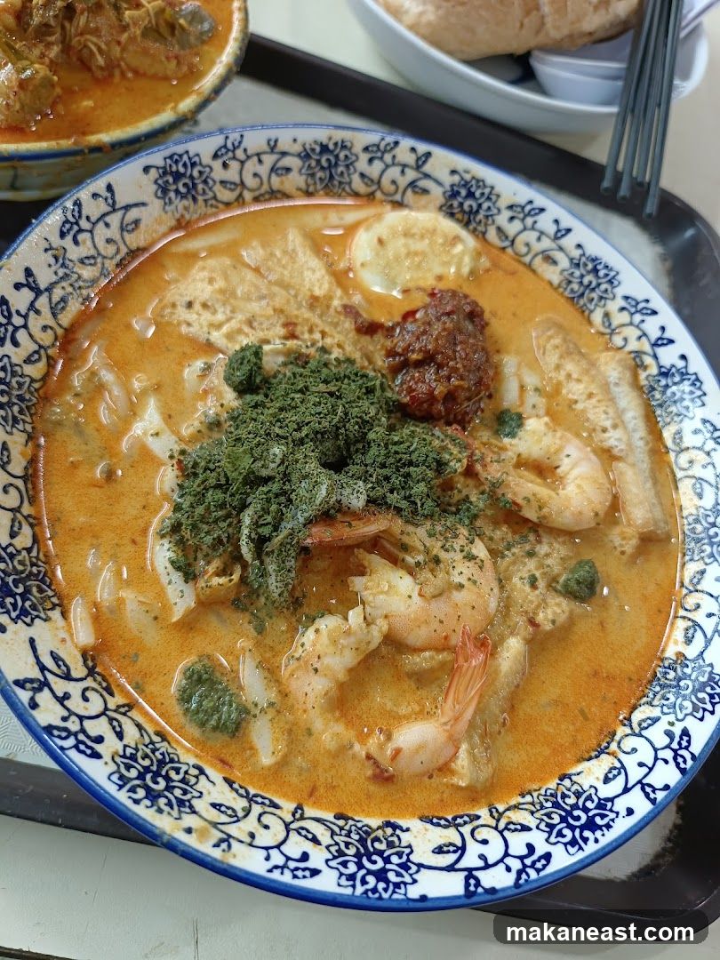 Laksa with Shrimp