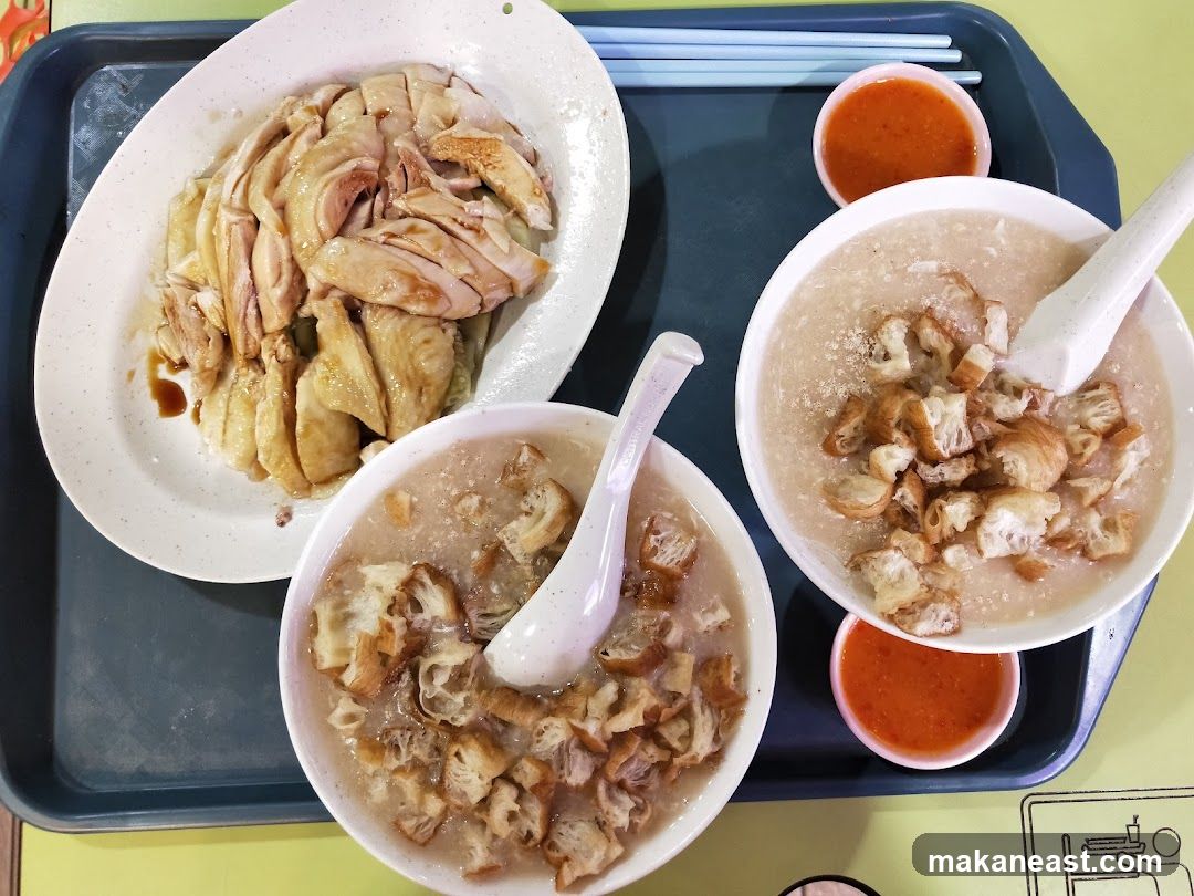 Hainanese Chicken Rice and Congee