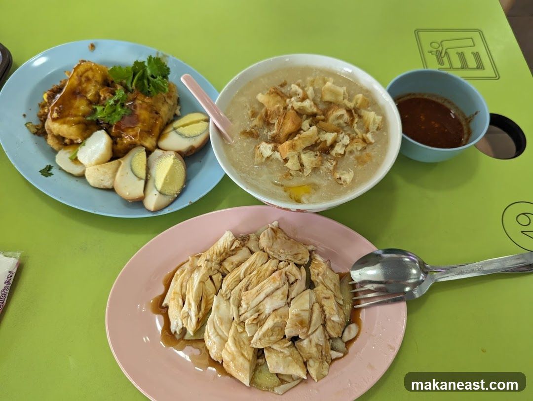 Food spread on a table