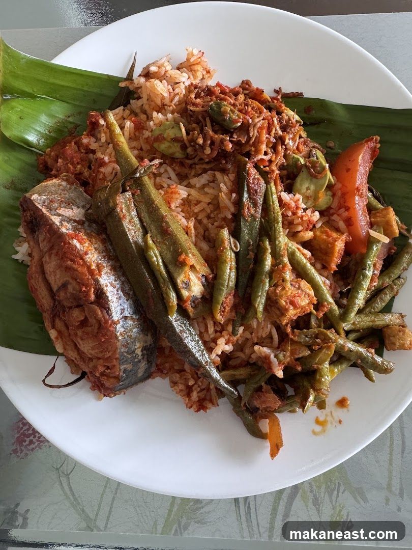 Nasi Lemak with Fried Fish