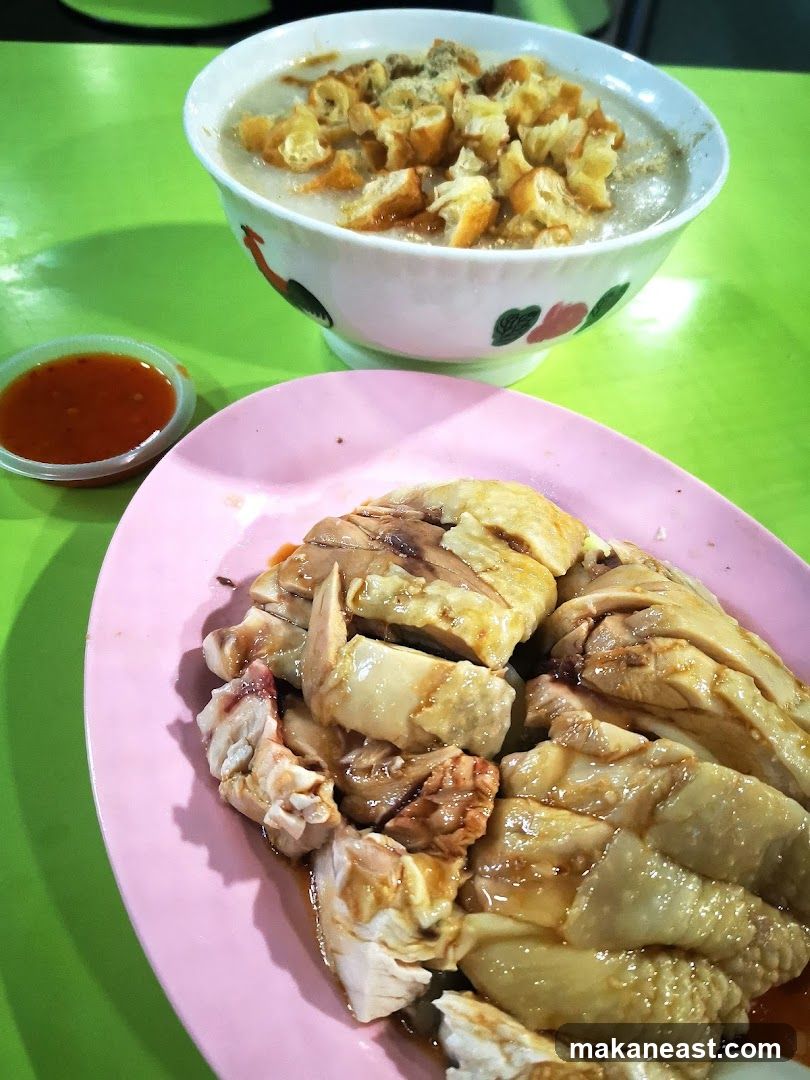 Hainanese Chicken Rice and Congee
