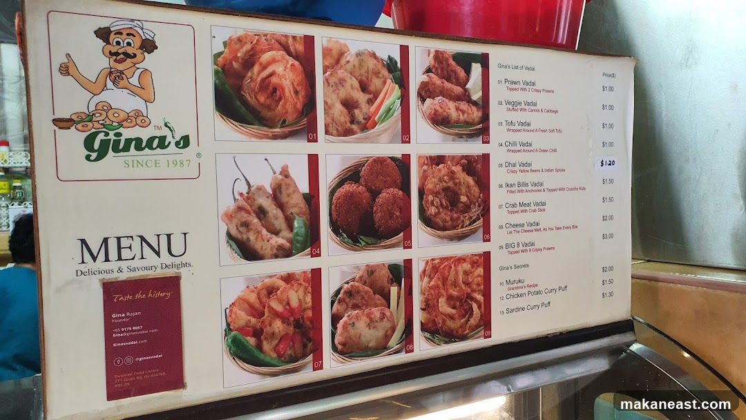Gina's Menu