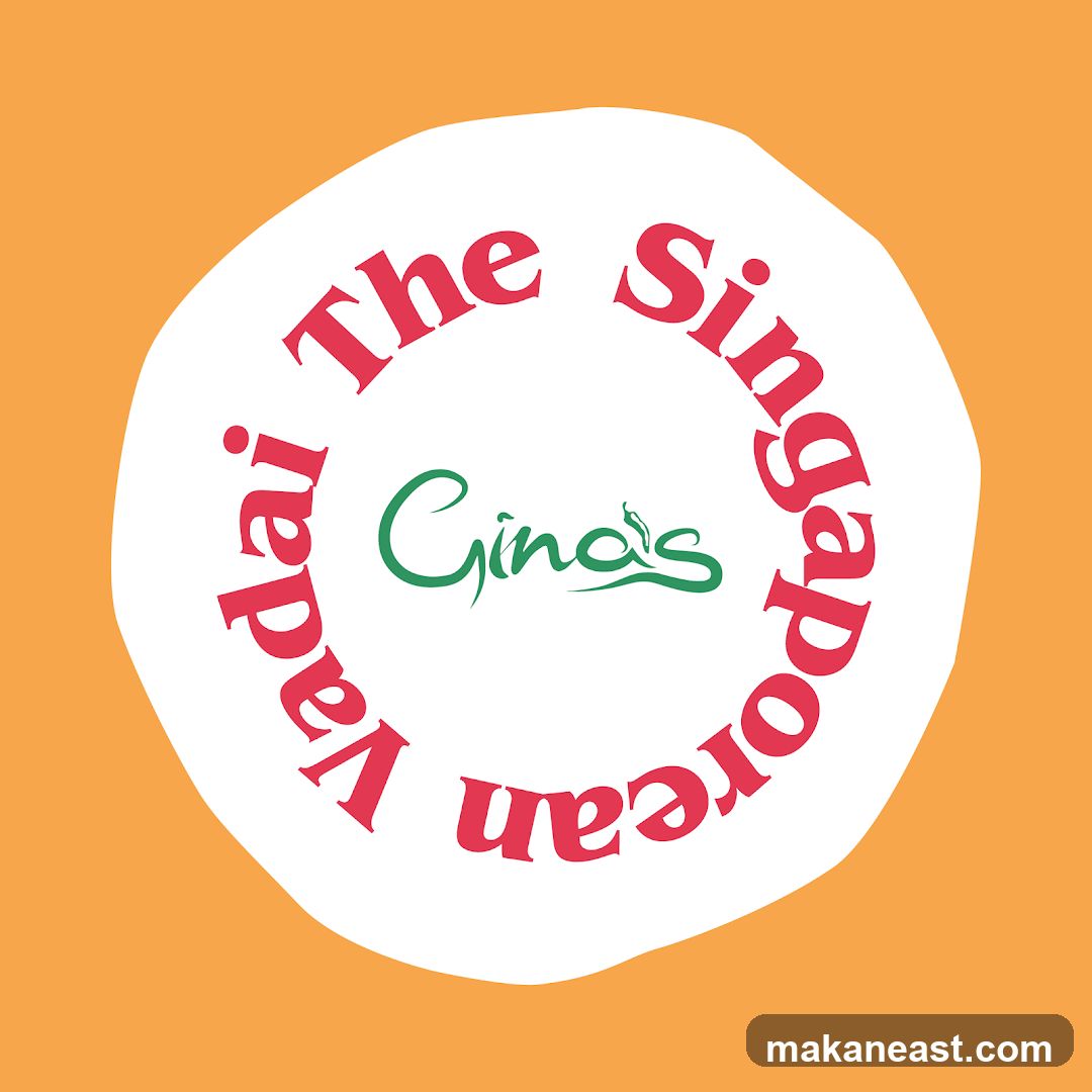 Gina's The Singaporean Vadai Logo