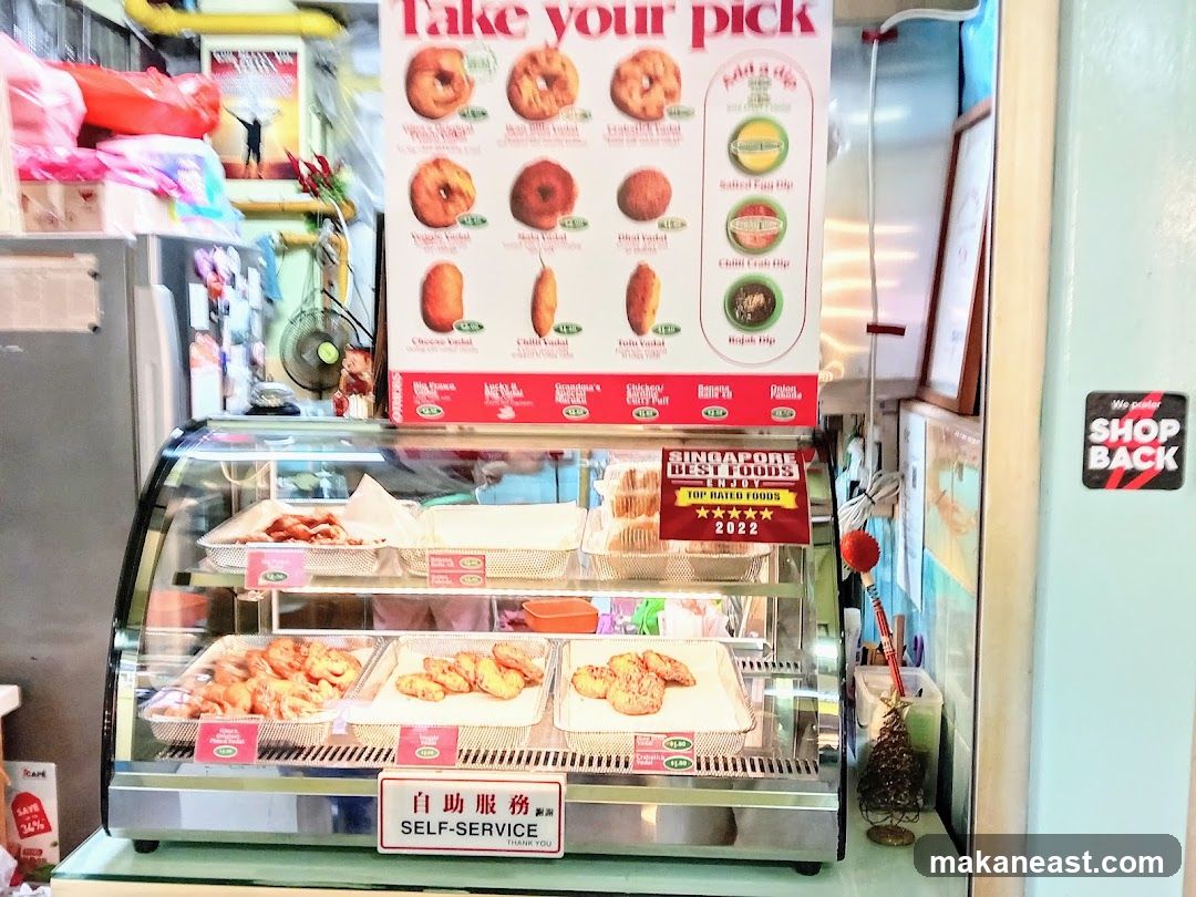 Food Display with Menu