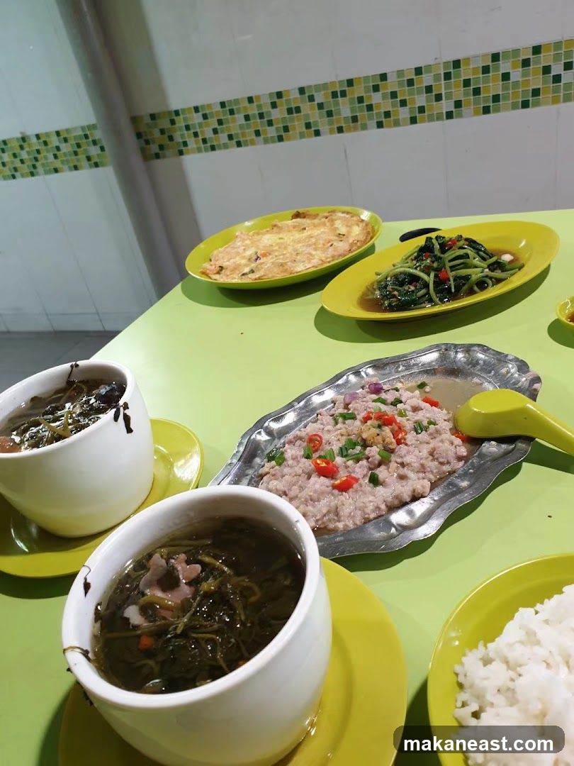 Table with food