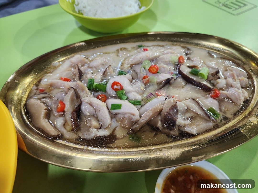 Steamed Fish with Mushrooms