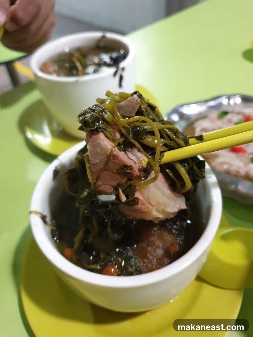Stewed Pork and Greens