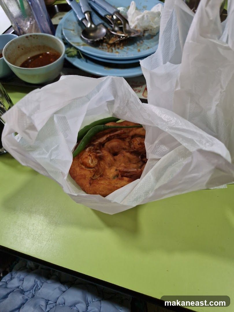 Fried Snack with Green Chilies