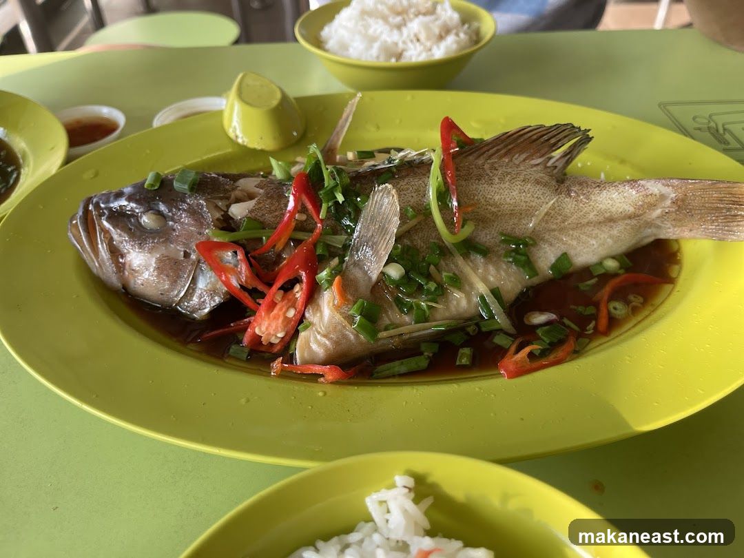 Steamed Fish with Chili and Scallions