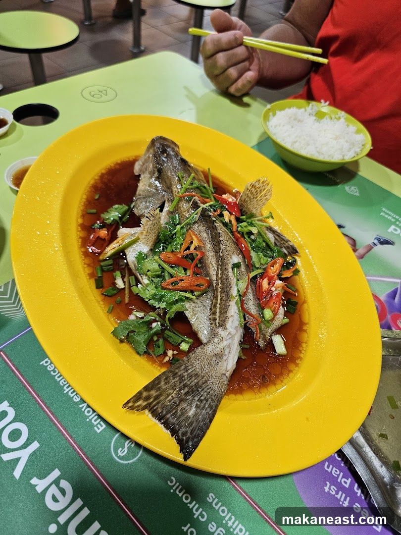 Steamed Fish with Rice