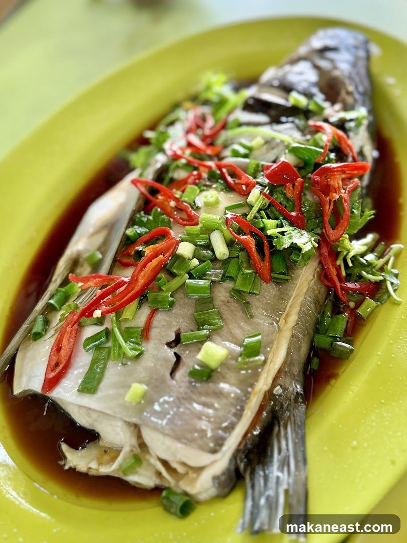 Steamed Fish with Chili and Scallions