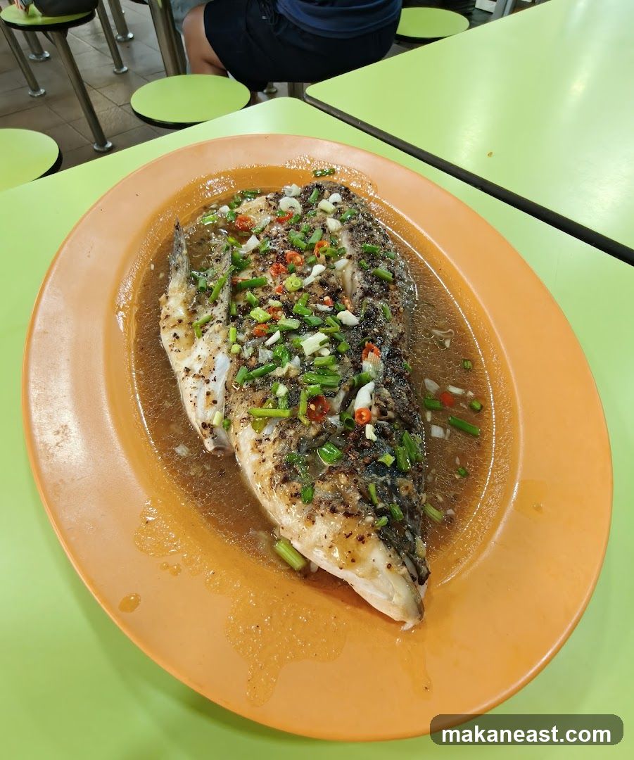 Steamed Fish with Black Bean Sauce