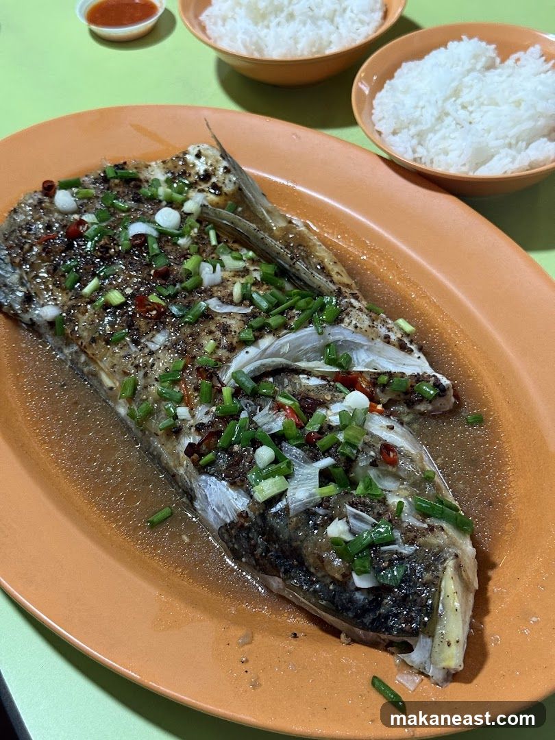 Steamed Fish with Rice