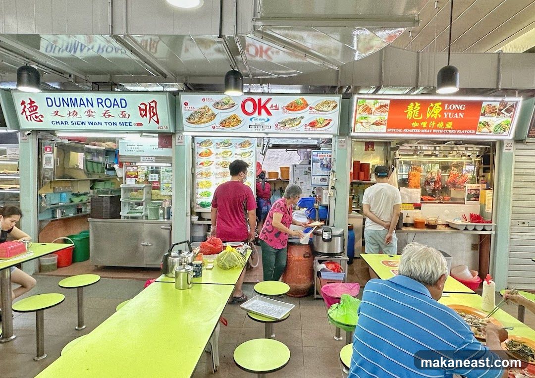 Food Stalls in a Market
