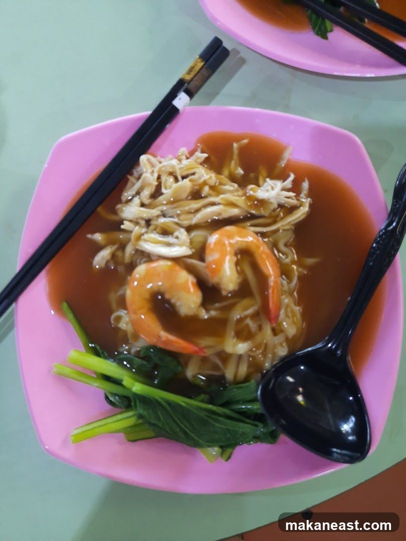 Noodles with Shrimp and Vegetables